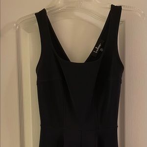 Lulus Navy Fit and Flare Mini Dress Size XS